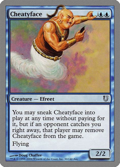 Cheatyface - Unhinged - MTG Print