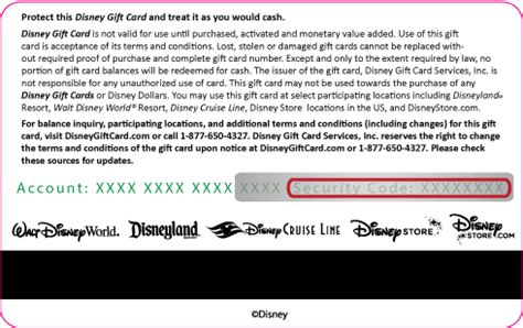 Check Balance On Disney Gift Card