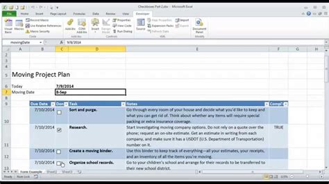 Check Box Form Control, Cell Linking YouTube