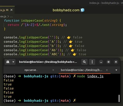 Check If A String Is In Uppercase Or Lowercase In Javascript Mobile