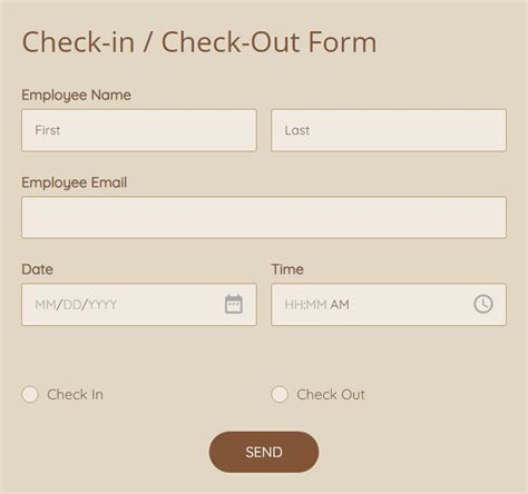 Check In Check Out Form Pdf Using The Pdf Generator To Your Advantage