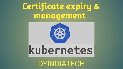 Check Kubernetes Certificate Expiry