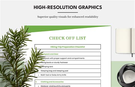 Check Off List Template Simple Template Design