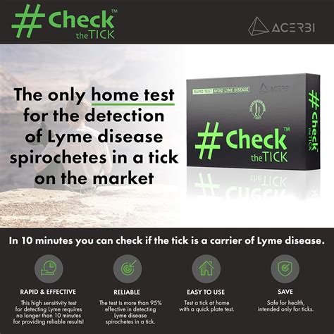 Check The Tick Remover for Dogs and Humans with Rapid Detection Lyme