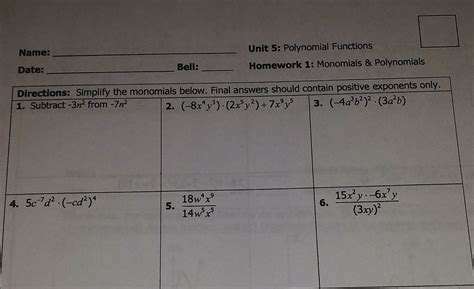 Check Unit 4 Polynomial Functions Answer Key Updated We Are Books
