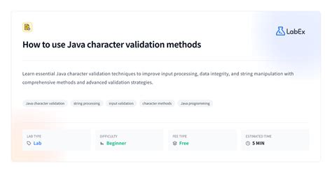 Check character java.  Learn essential Java character validation techniques to...