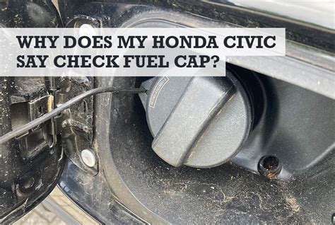 Check fuel cap honda. The check fuel cap message means there is a problem with your gas cap or the sensor that monitors it. It can be loose, damaged, faulty, or clogged. Learn the … 