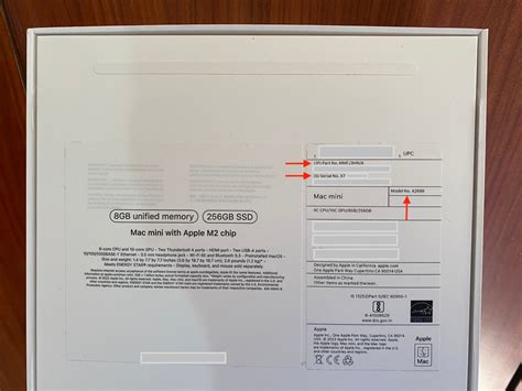 Check macbook serial number.  The original packaging may also display an Apple part A Mac ser...