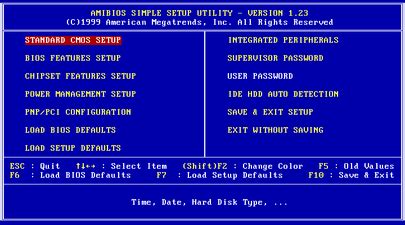 Check probate online.  configure amibios simple setup utility y ahora me sa...