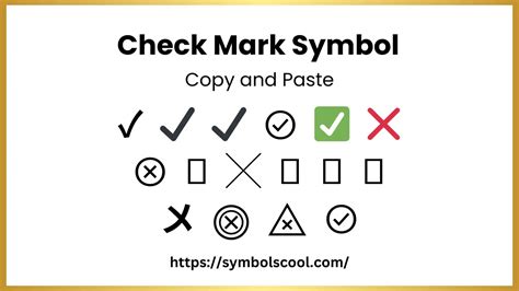 Check symbol copy paste.  Customize the symbol size, color, background, and HTML code.  ...