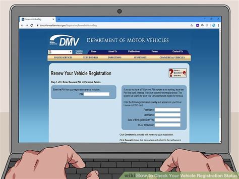 Check vehicle registration status online california. The DMV registration status system is a comprehensive tool you may use to check whether your vehicle's registration renewal has been processed by the DMV, in real-time. It is extremely helpful in determining whether your registration payment was received by the DMV, processed, and/or new registration card and sticker mailed out. 