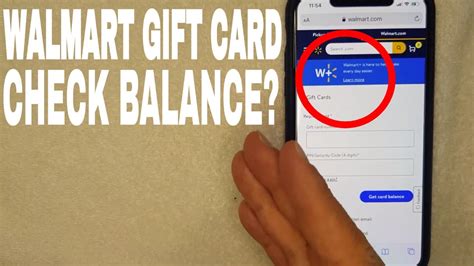 Check your gift card balance Walmart Gift Ca