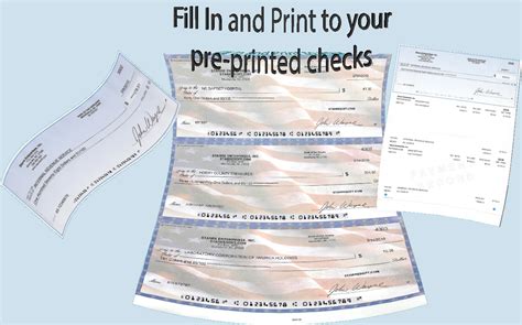 Check writing program. ezCheckPersonal is the check designing and check printing software for personal use. ezCheckPersonal saves your money on checks. It is compatible with 3 or 4 checks per sheet format check paper (letter size, 8-1/2" X 11"). The default personal pocket-sized check is 6" X 2-3/4". Print checks on blank stock for bill payments. 