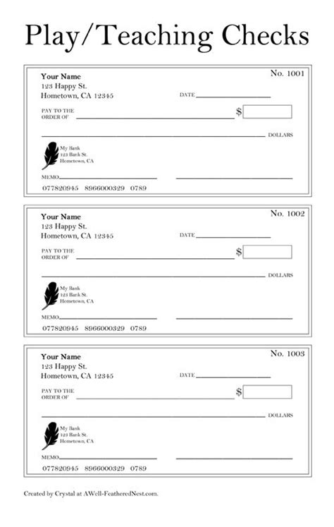 Checkbook Worksheet For Students