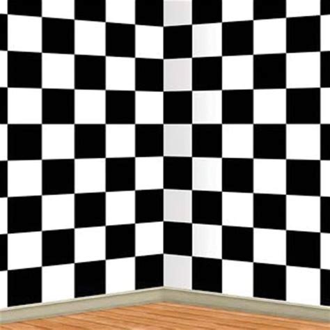 Checkered Backdrop Room Roll - Windy City Novelties