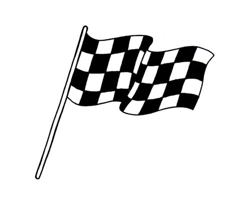 Checkered Flag Drawing