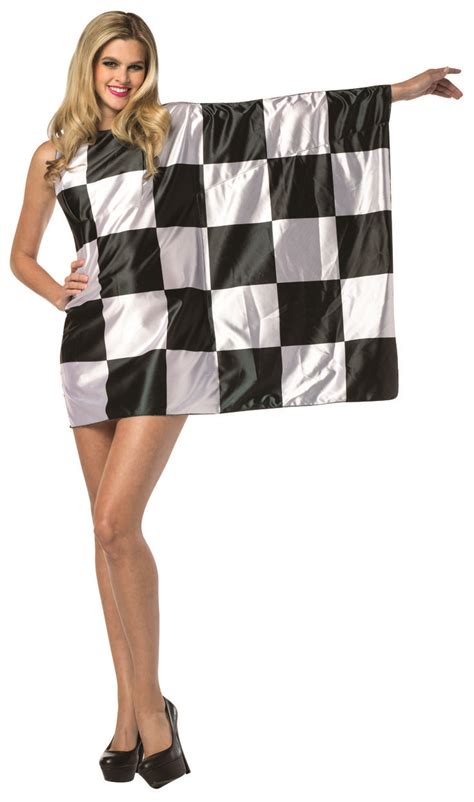 Checkered flag costume.  Price and other details may vary based on prod...