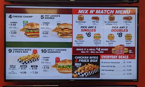 Checkers platters.  Check out the Checkers menu.  Simply place your order 2...