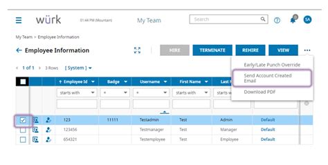 Checking New Hire Notifications and Email Filters Wurk Help
