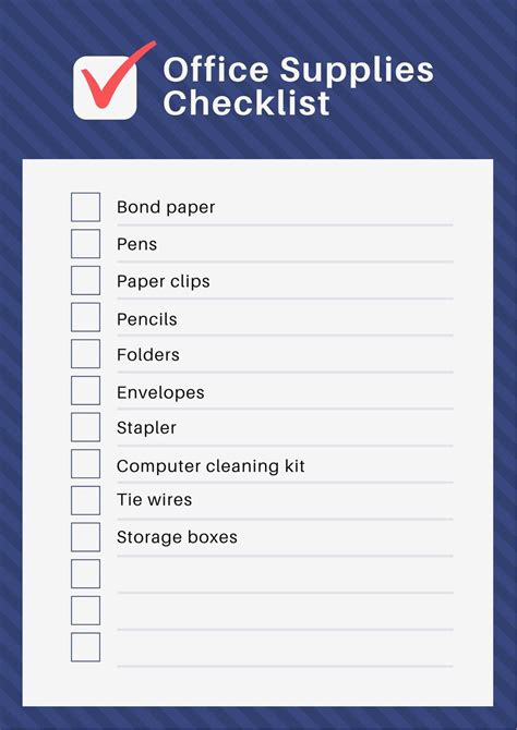 Checklist