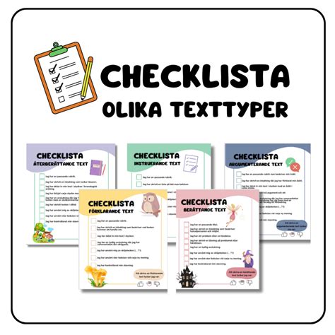 Checklista Tomelilla