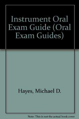 Checkride essentials instrument oral exam guides. - Quantifizierung, bewertung und bestgestaltung von rechtsformen.