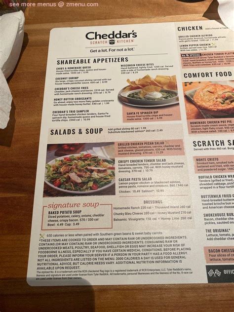  Cheddar's Scratch Kitchen is a restaurant chain that offers a 