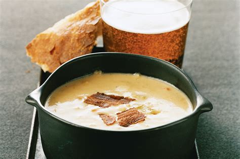 Cheddar Beer Soup Recipe Epicurious