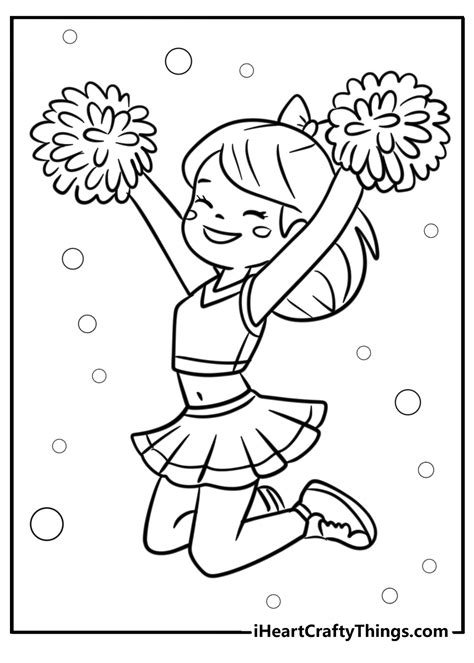 Cheer Coloring Sheets Coloring Pages