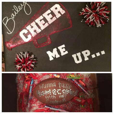 Cheerleader hoco ideas. Dec 12, 2020 - Explore Leahrutherford's board "Hoco ideas" on Pinterest. See more ideas about school spirit posters, cheer posters, cheerleading signs. 