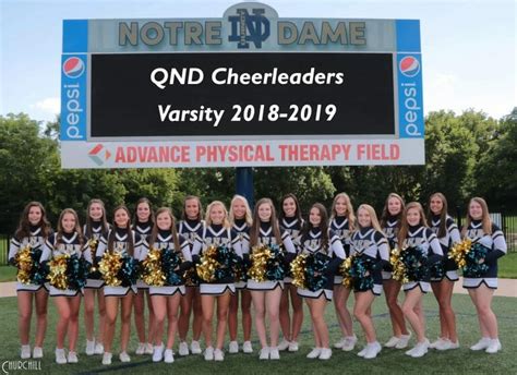 Cheerleaders - Quincy Notre Dame