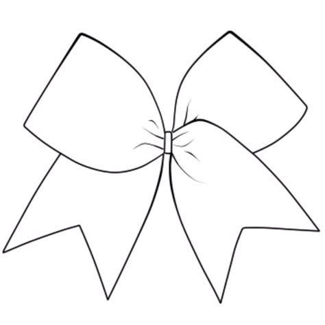 Cheerleading Bow Drawing