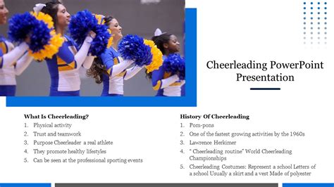Cheerleading Google Slides Template