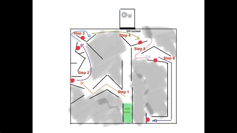 Cheese Escape Roblox Yellow Door Maze Route Map YouTube