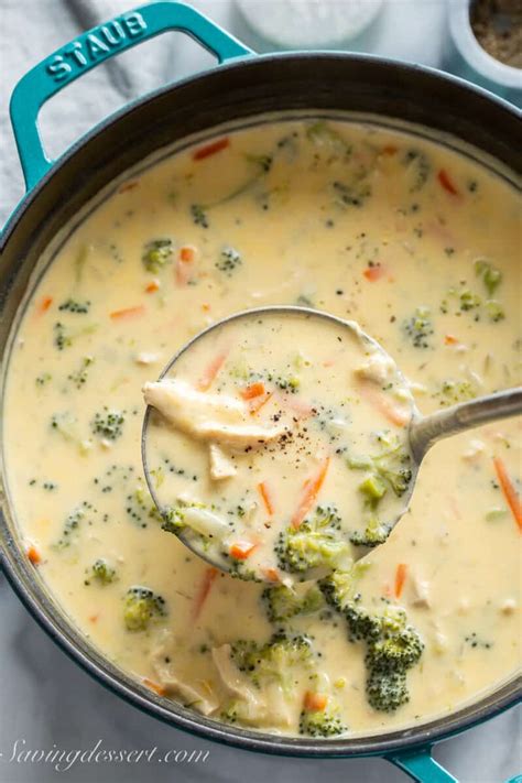Cheese and Broccoli Chicken Soup