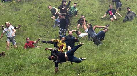 The tradition of cheese-rolling may date back to as early as the 1700s. The Cooper's Hill Cheese-Rolling and Wake is held annually in Gloucestershire, Englan.... 