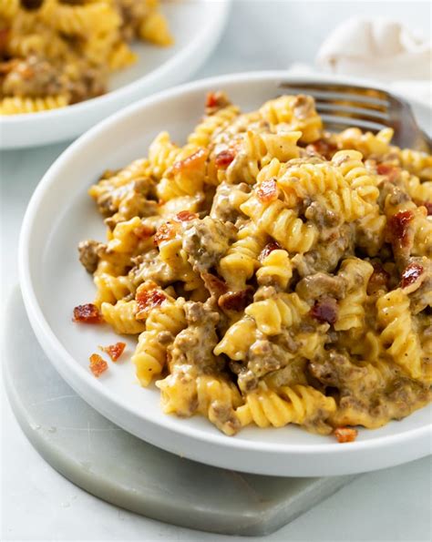 Cheeseburger Pasta - The Cozy Cook