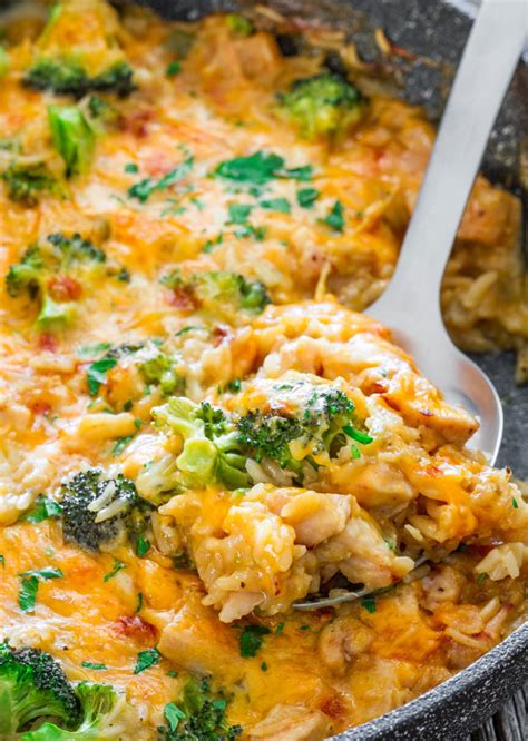 Cheesy Broccoli Chicken and Rice Casserole