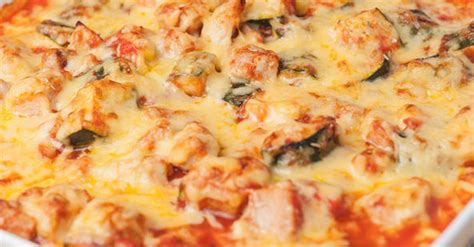 Cheesy Chicken Zucchini Casserole 12 Tomatoes