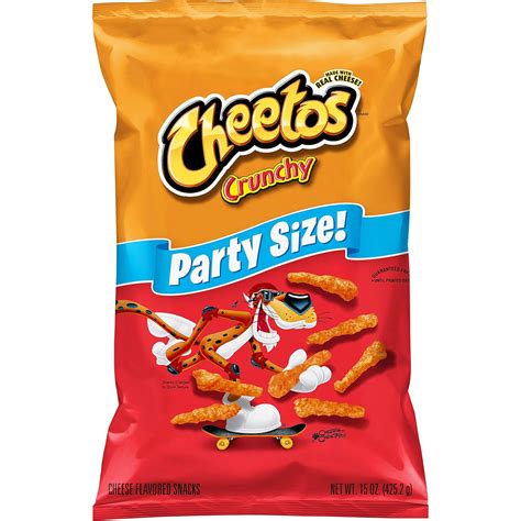Cheetos crunchy party size. com.  Shop for Cheetos Crunchy Cheese Flavored Snacks Par...