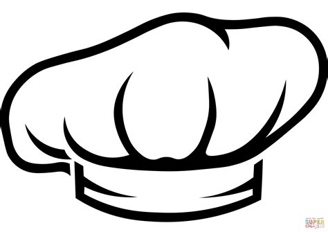Chef Hat Coloring Page