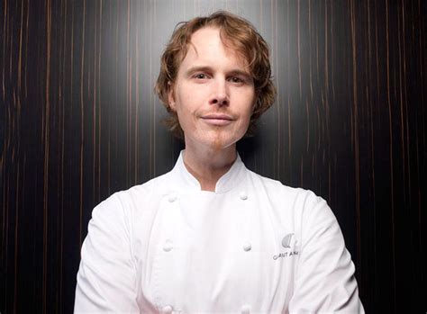 Chef grant achatz. 2. Preheat oven to 160C. Heat a large roasting pan over medium-high heat and season lamb shoulder generously. Add oil to pan and when it starts to smoke, add lamb bone-side up and rotate to brown evenly (5-6 minutes), then turn and brown other side. Transfer to a tray. 