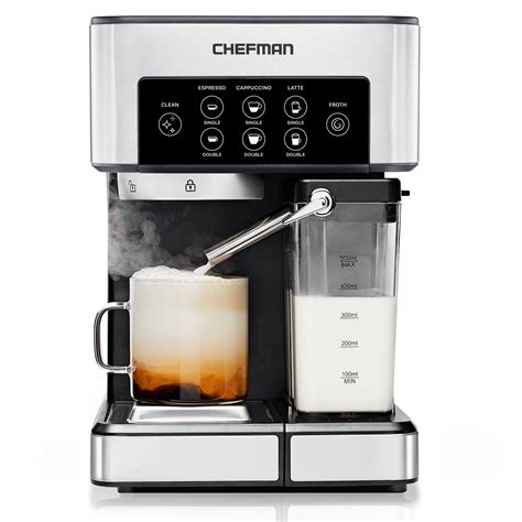 Chefman barista pro espresso machine reviews.  Chefman 6-in-1 Espresso Machine with Built-...