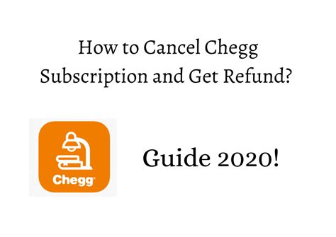 Chegg subscription refund.  There are two methods to figure out how to You deci...