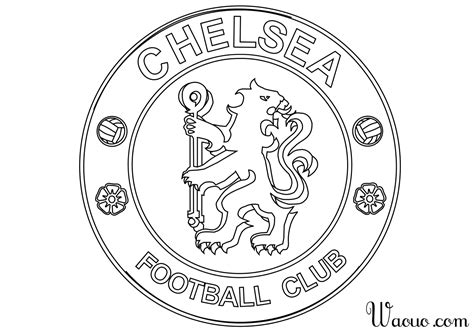 Chelsea Fc Page Coloring Pages