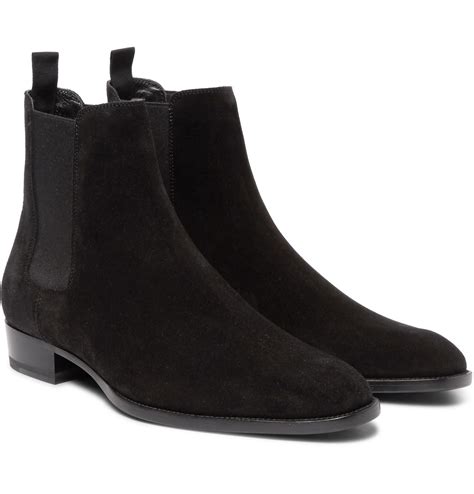 Chelsea boot saint laurent. As for the boot opening/shaft, they've actually brought back the slimmer shafts with the S/S16 iterations of the boot. Usually wear a 43 and the 42.5 in Wyatts fit me perfectly. Go tts or half size down. Don't go a full size down. I'm a 42.5 or 43 in most shoes and got my calf Wyatts in 41.5 and they're perfect. 