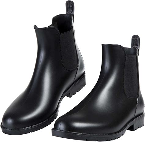 Chelsea waterproof boots. Women's Short Rain Boots Waterproof Garden Shoes Ankle Chelsea Boots Anti-Slipping Rubber Rainboots for Ladies with Comfort Insole Lightweight Stylish Outdoor Work Booties. 89. 100+ bought in past month. $3899. 