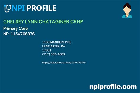 Chelsey Lynn Chataginer, Nurse Practitioner in Lancaster