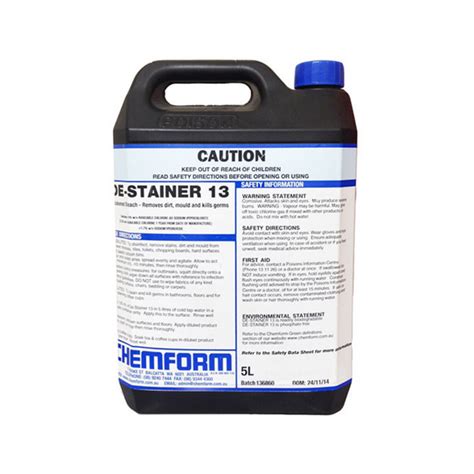 Chemform De-Stainer #13 5L - HOST