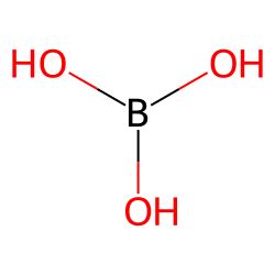 Chemical Properties of Boric acid (CAS 10043-35-3)